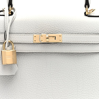 Hermes Togo Kelly Retourne 25 Gris Pale 8 of 11