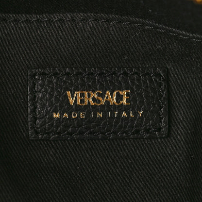 Versace Grained Calfskin Virtus Bowling Bag Black 6 of 8