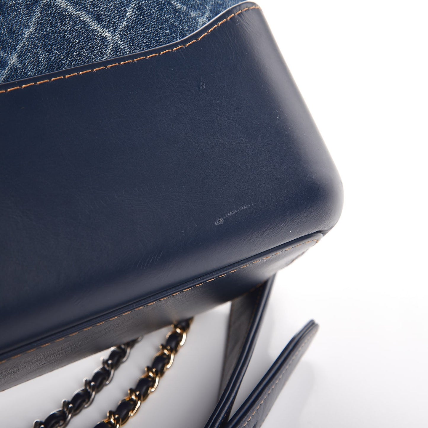 Denim Calfskin Medium Gabrielle Hobo Blue