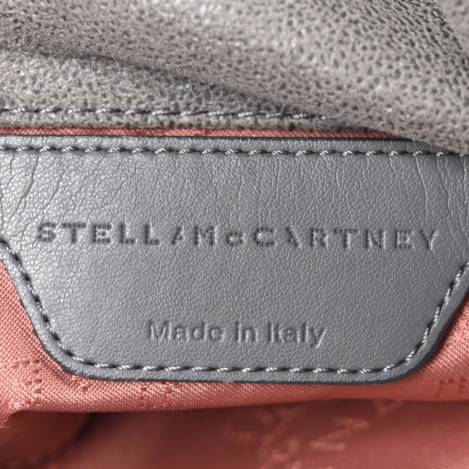 Stella McCartney Shaggy Deer Mini Falabella Fold Over Tote Light Grey 5 of 8