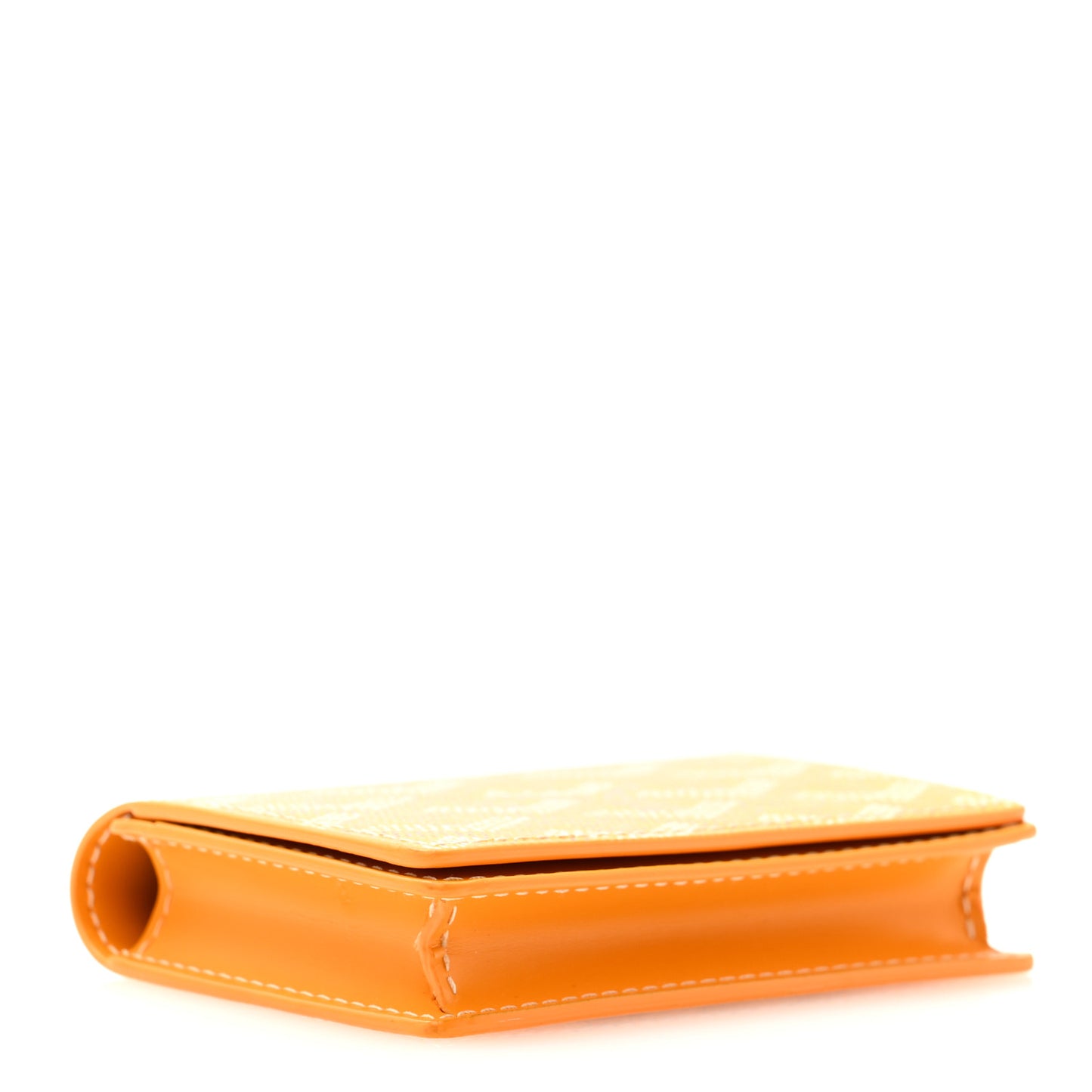Goyardine Business Card Holder Yellow