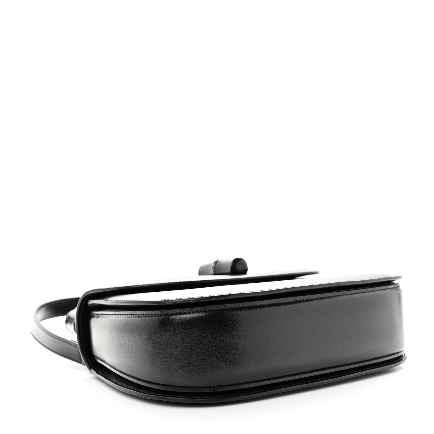 Gucci Boarded Dyana Lux Calfskin Web Monochrome Medium Bamboo 1947 Top Handle Bag Black 4 of 11
