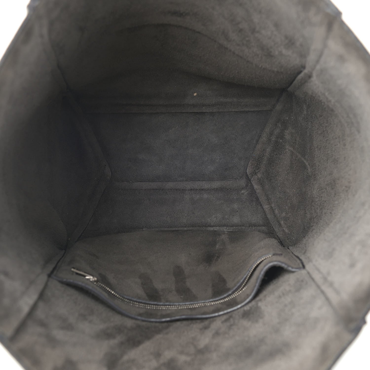 Celine Soft Grained Calfskin Sangle Bucket Bag Anthracite 9 of 12