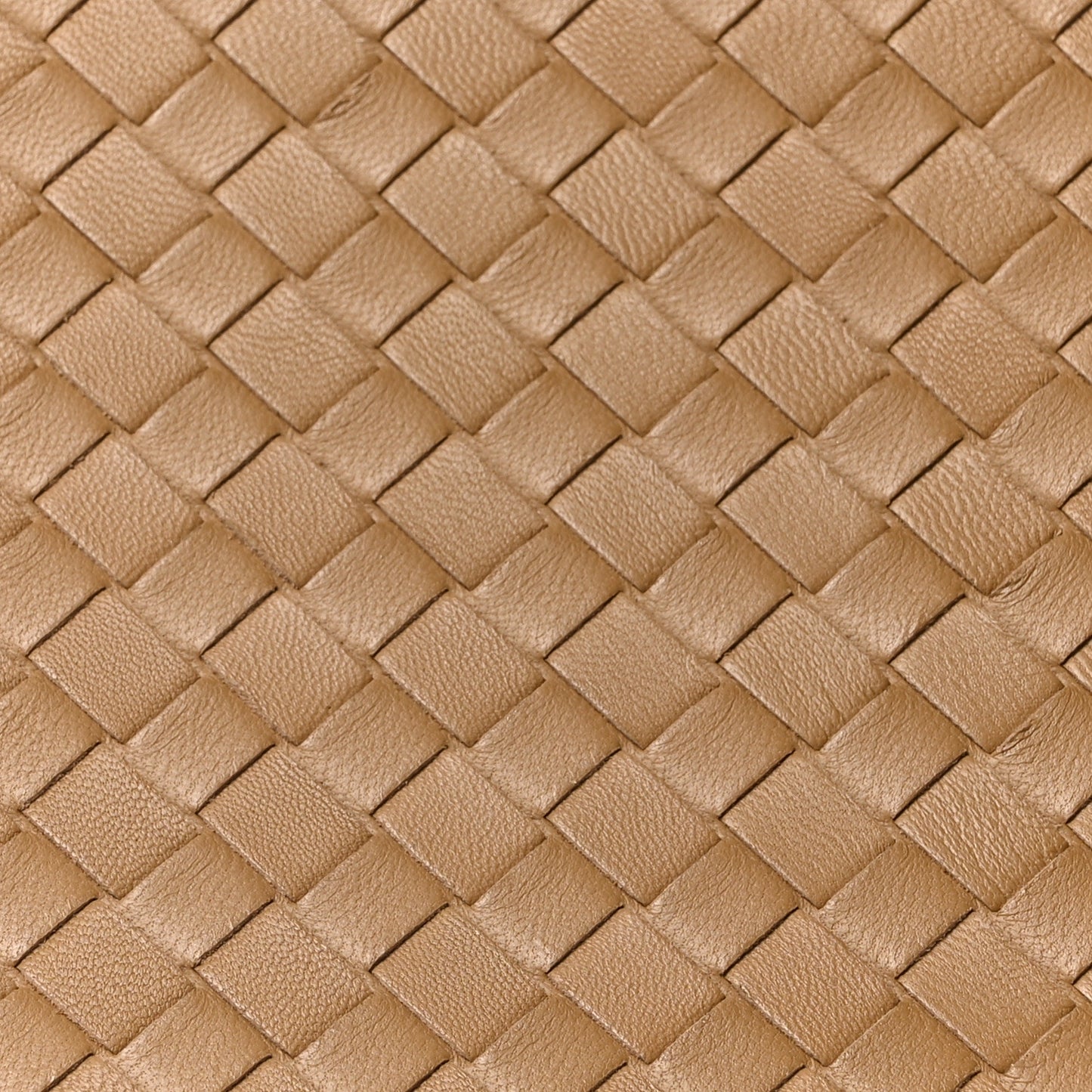 Nappa Intrecciato Large Flap Tote Camel