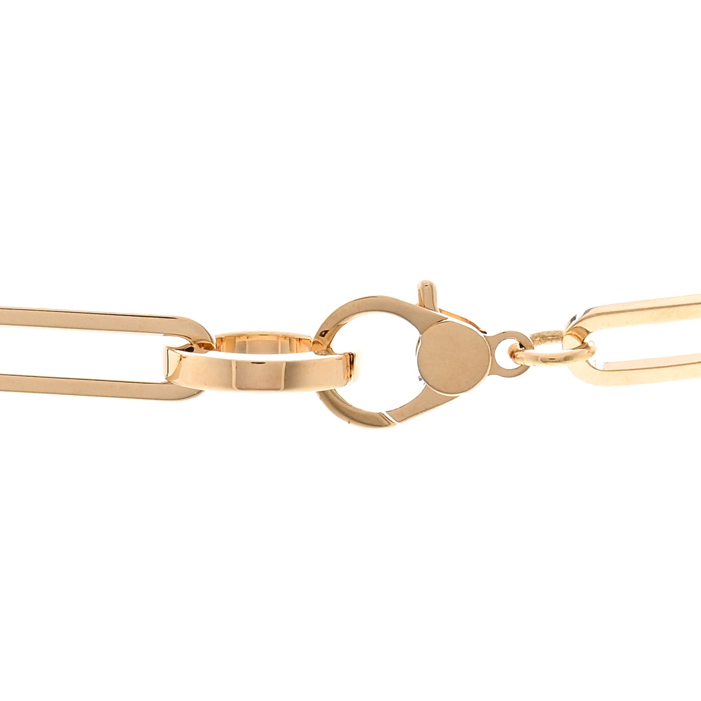 18K Rose Gold Diamond Pave Kelly Chaine Choker Necklace