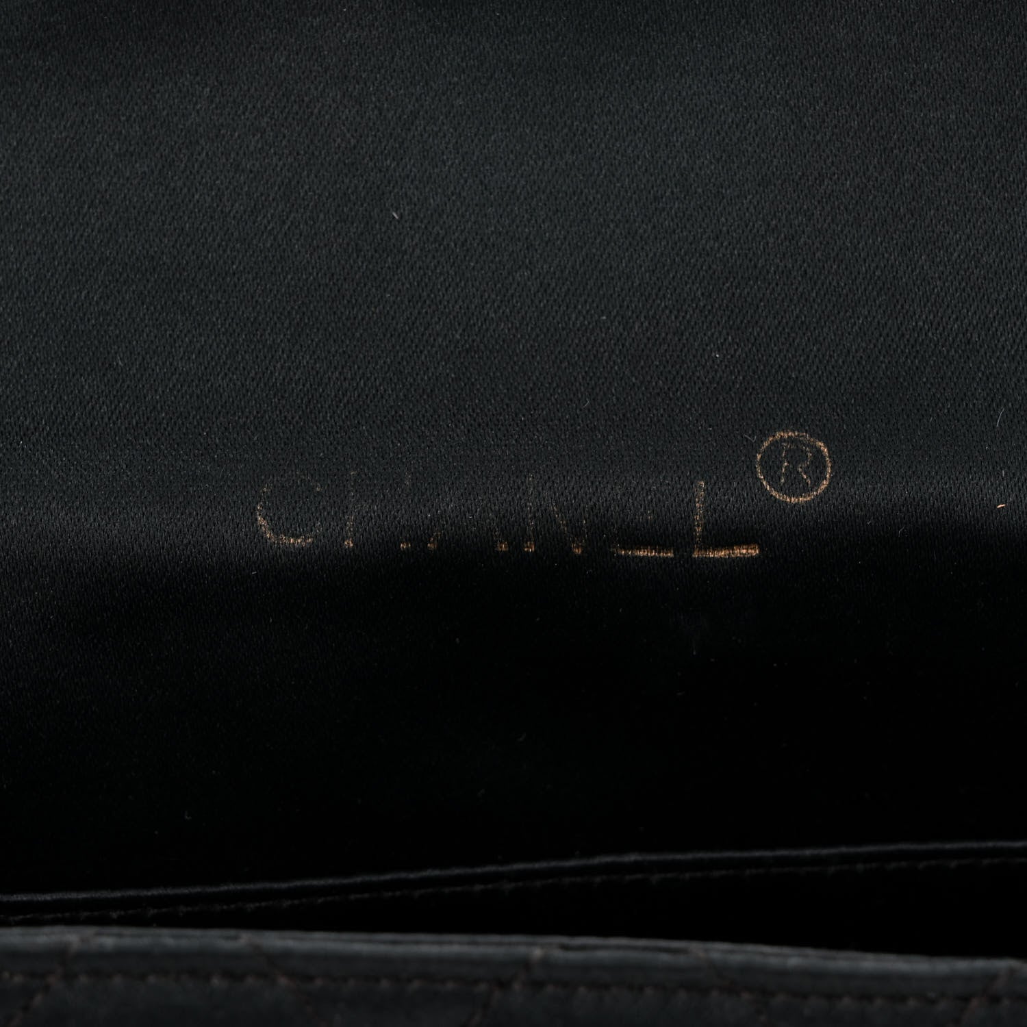 Chanel Satin Quilted Flap Black 6 of 10
