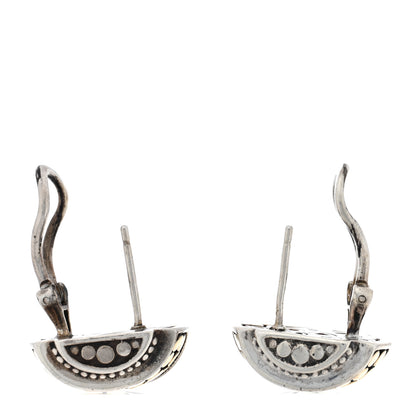 John Hardy Sterling Silver 18K Yellow Gold Dot Drop Earrings 3 of 4