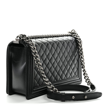 Chanel Caviar Quilted New Medium Boy Flap Black 3 of 12