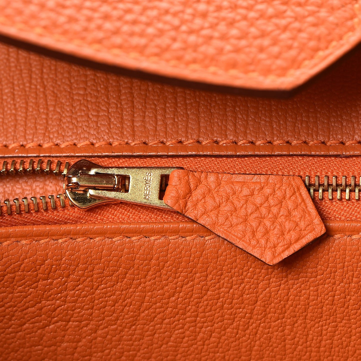 Togo Birkin 35 Orange