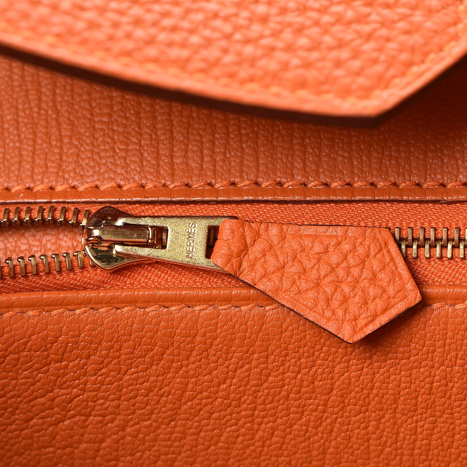 Hermes Togo Birkin 35 Orange 29 of 36