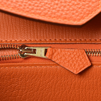 Hermes Togo Birkin 35 Orange 29 of 36