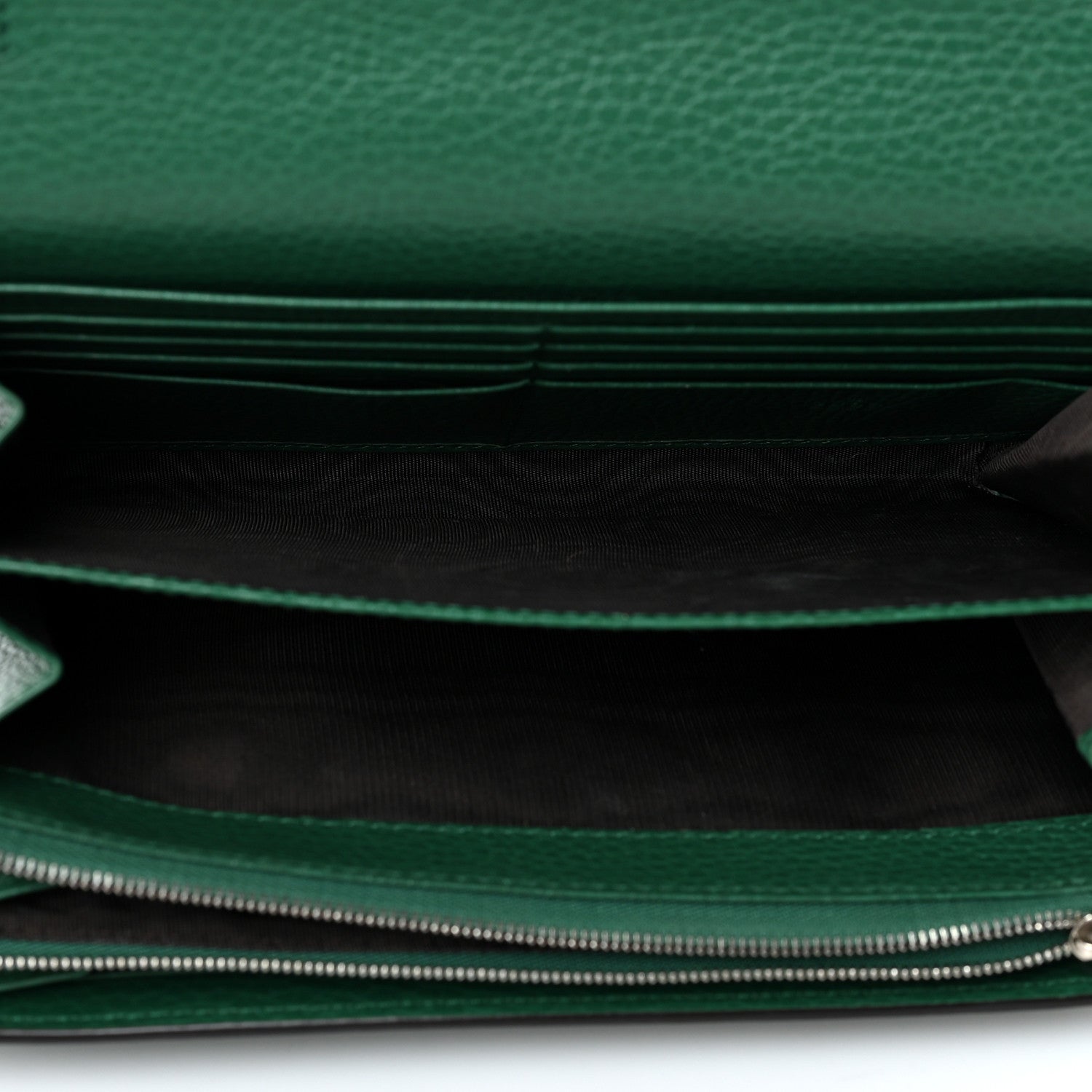 Gucci Calfskin Mini Dionysus Chain Wallet Emerald 6 of 9