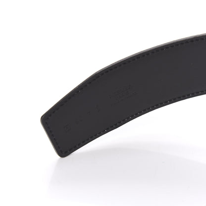 Hermes Chamonix Epsom 42mm Constance Belt 90 Black White 5 of 7