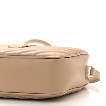 Saint Laurent Calfskin Matelasse Monogram Lou Camera Bag Dark Beige 10 of 10