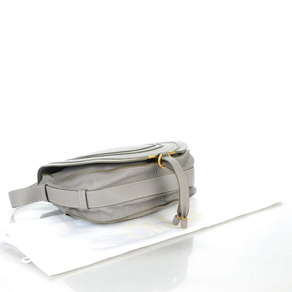 Chloe Calfskin Medium Marcie Round Crossbody Bag Cashmere Grey 4 of 8