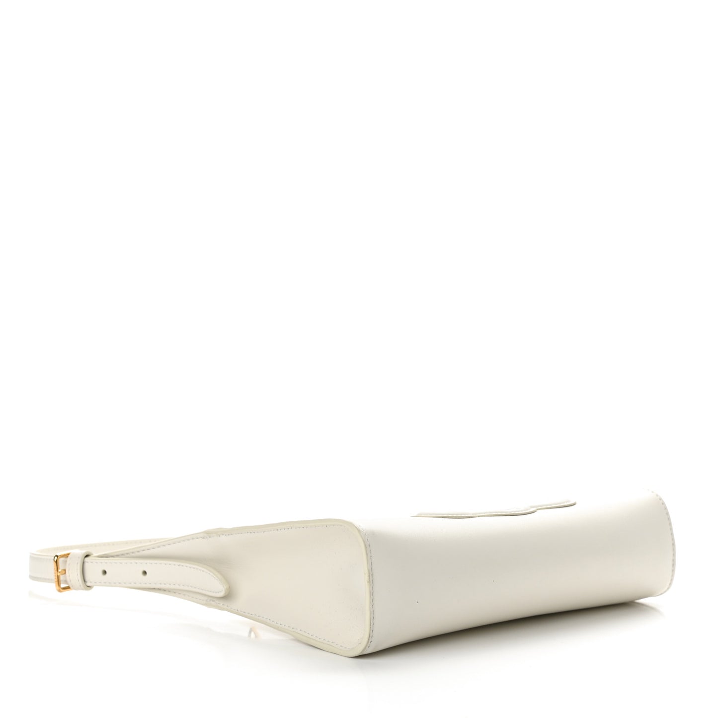 Smooth Calfskin Cuir Triomphe Shoulder Bag White