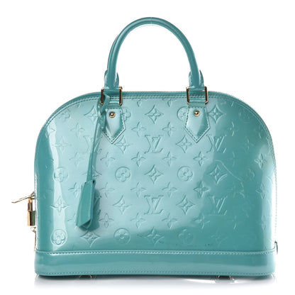 Louis Vuitton Vernis Alma PM Blue Lagon 1 of 9