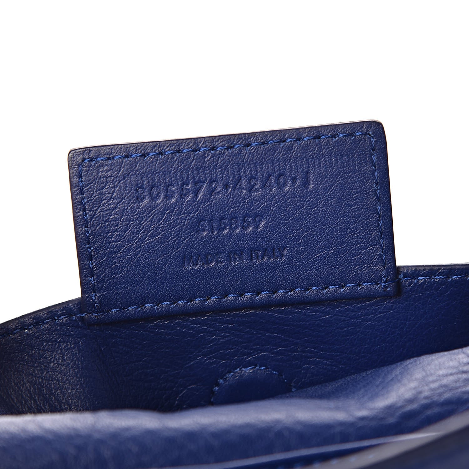Balenciaga Calfskin Papier Mini A4 Tote Bleu Mineral 7 of 12