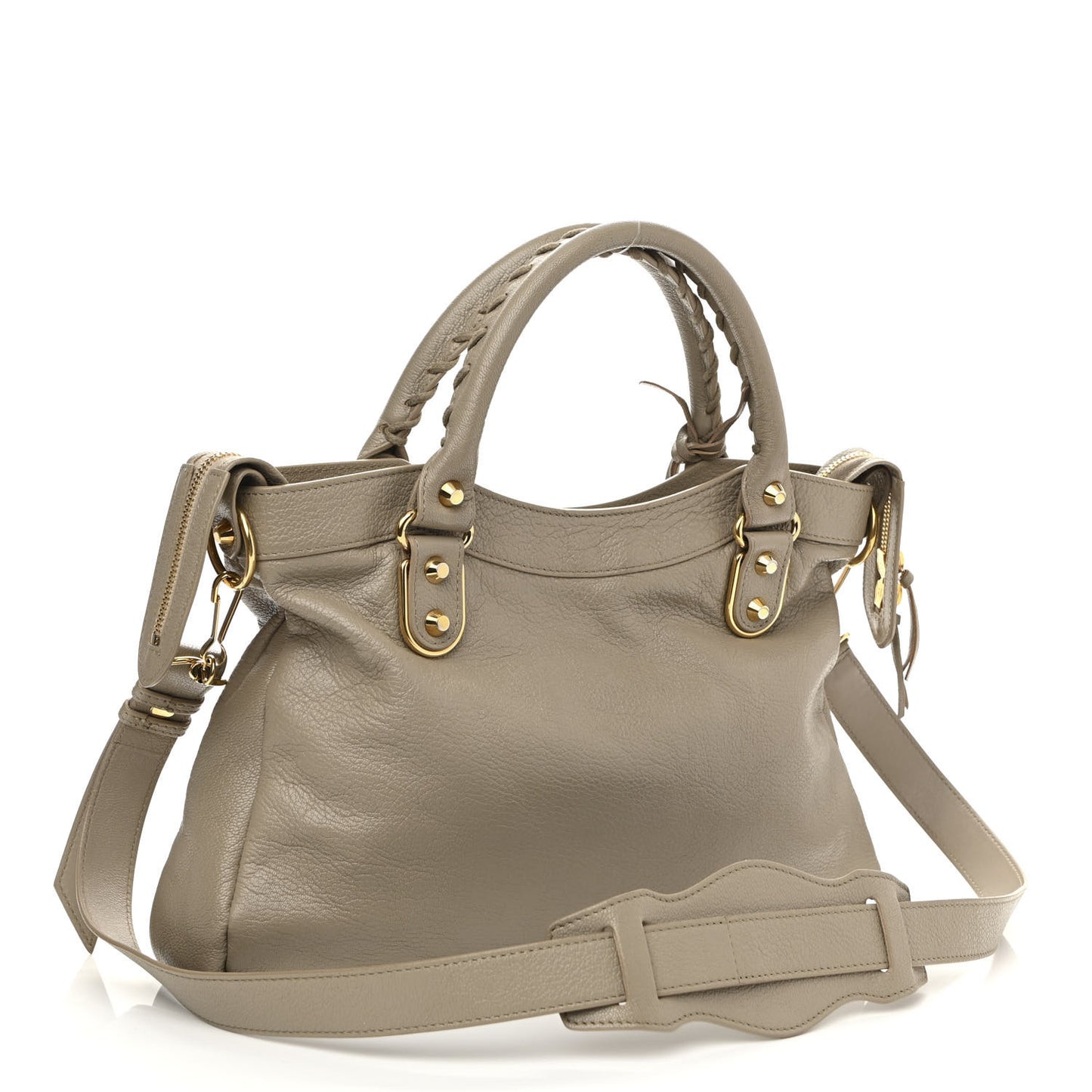 Chevre Gold Metallic Edge Hardware S City Beige Dune Argille