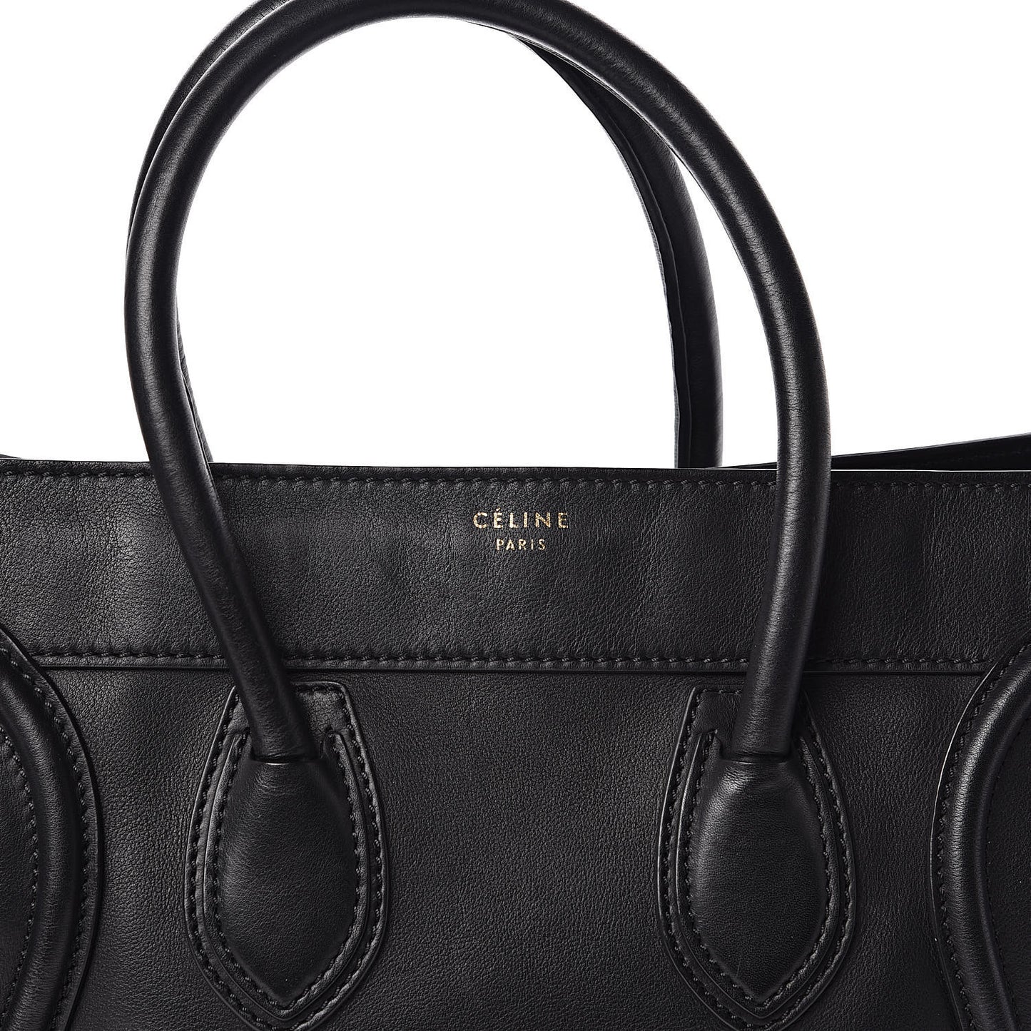 Smooth Calfskin Mini Luggage Black