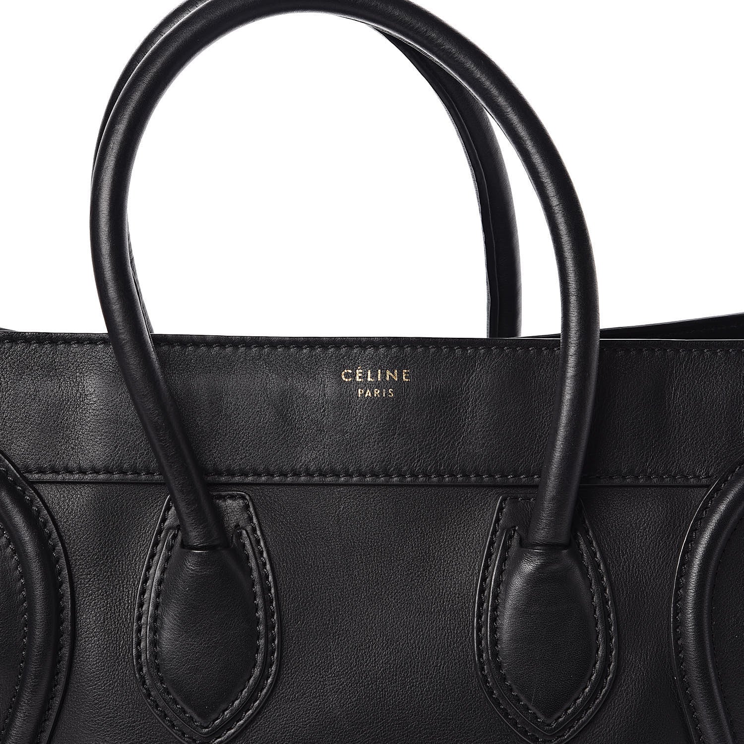 Celine Smooth Calfskin Mini Luggage Black 11 of 11