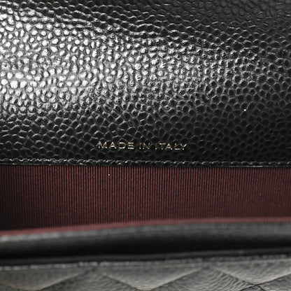 Chanel Caviar Quilted Flap Card Holder Black 7 of 10