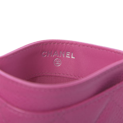 Chanel Caviar Quilted Card Holder Pink 6 of 12