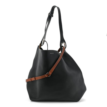 Burberry Calfskin Grommet Hobo Black 1 of 15