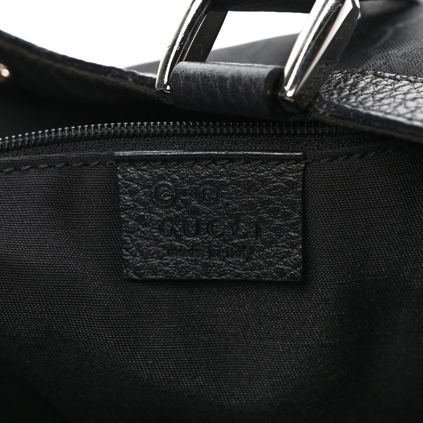 Nylon Monogram Large Abbey Tote Black