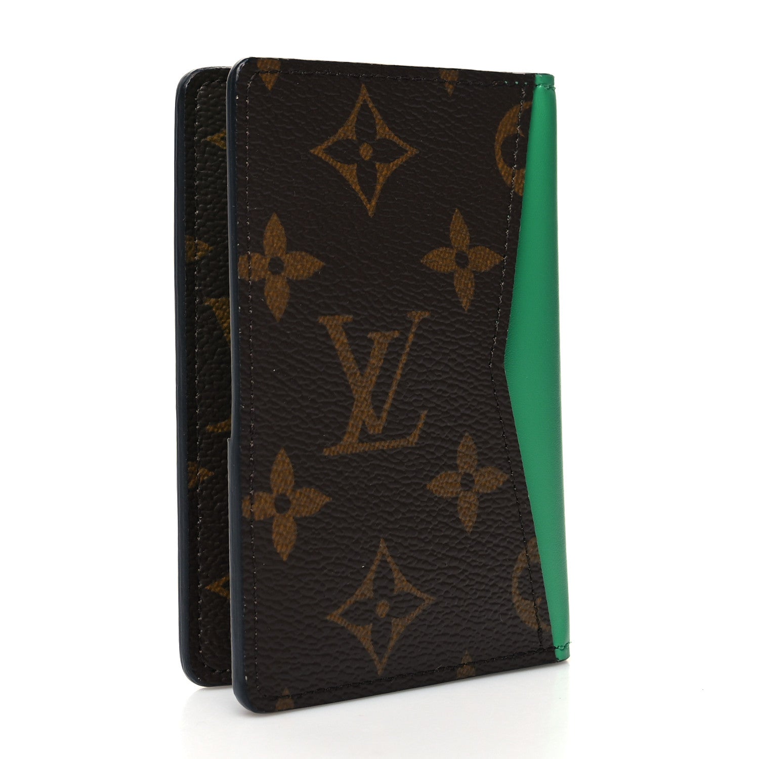 Louis Vuitton Monogram Pocket Organizer NM Green 3 of 9
