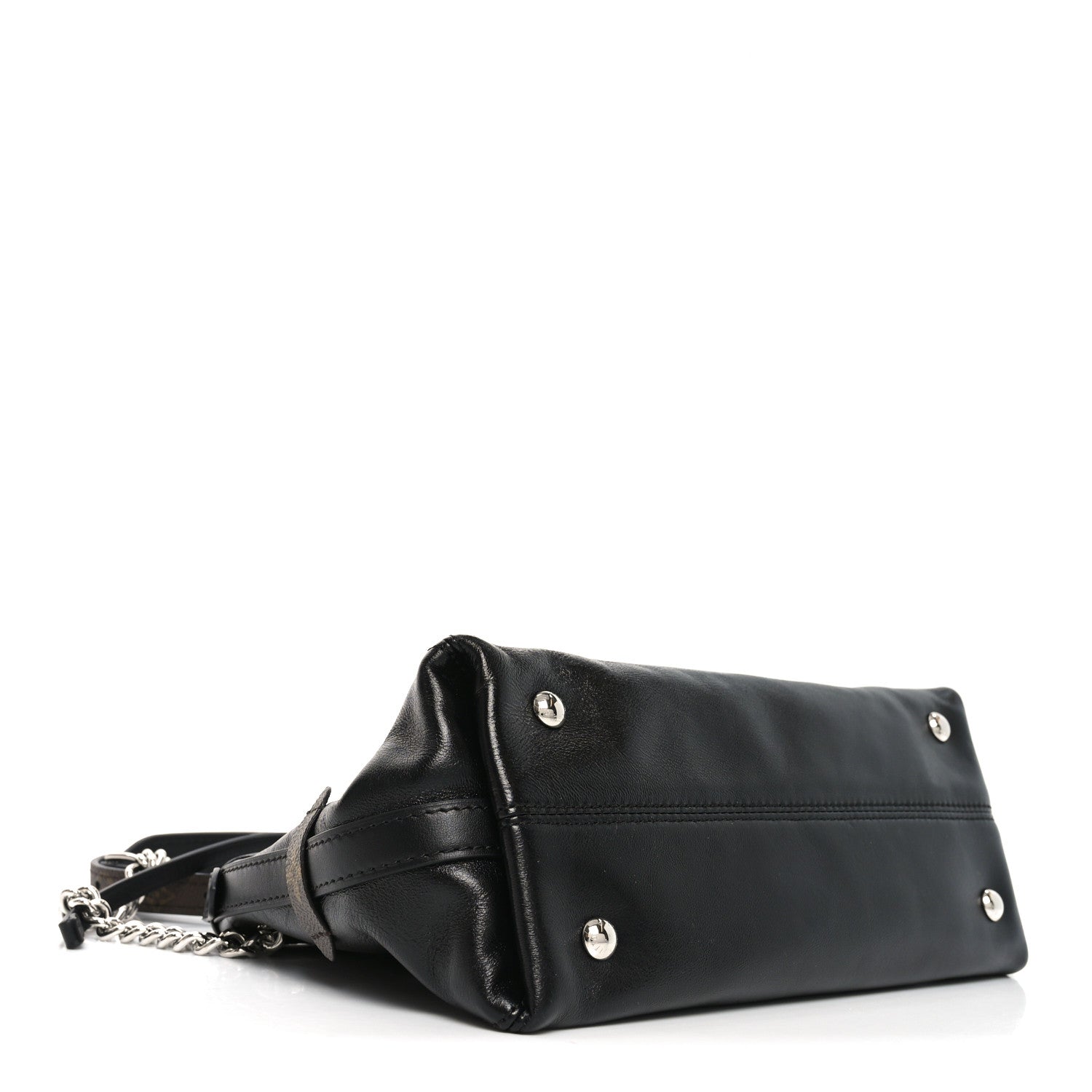 Louis Vuitton Lambskin CarryAll Vibe BB Black 4 of 9