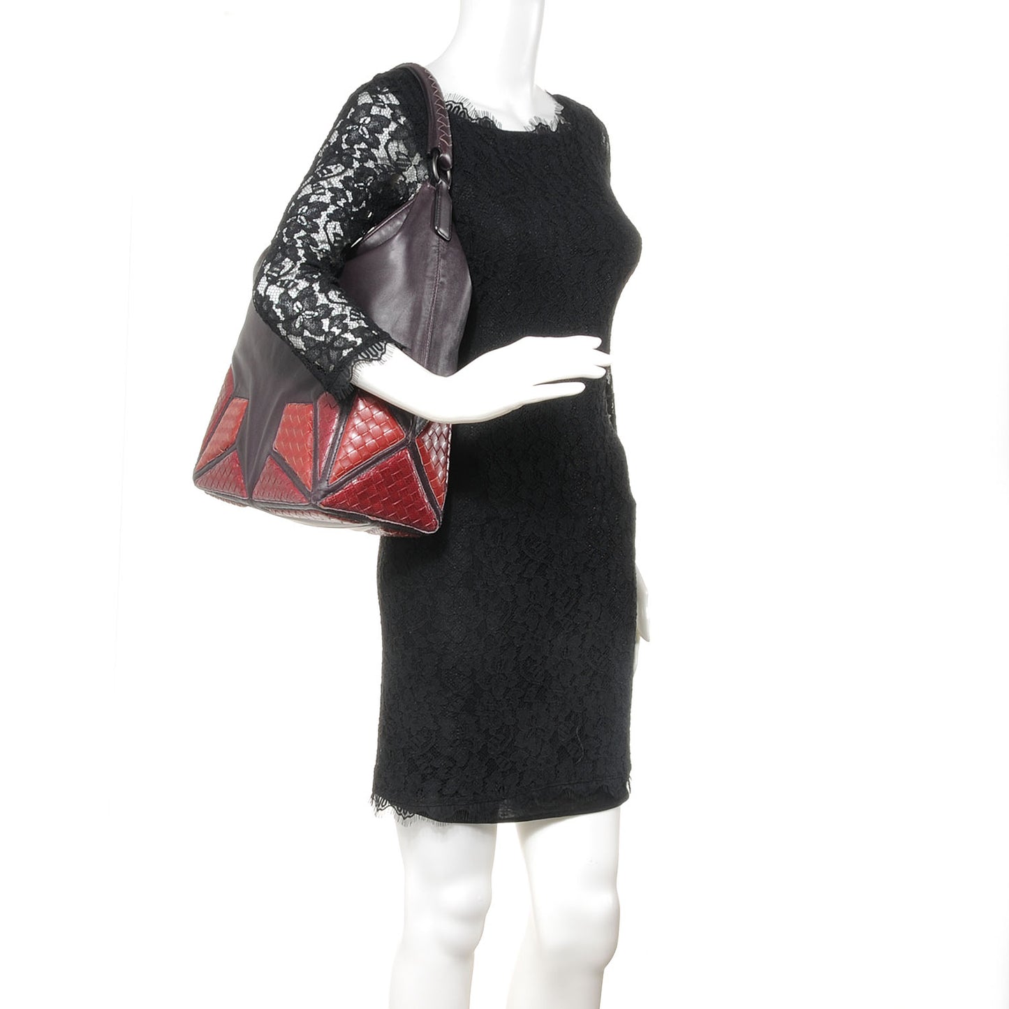 Intrecciato Karung Gladiola Umbria Tote Pourpre Fever