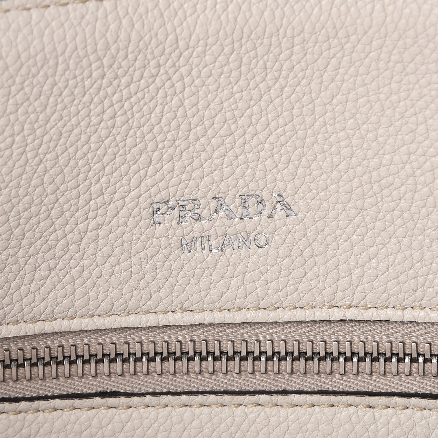 Prada Vitello Grain Satchel Talco 6 of 8