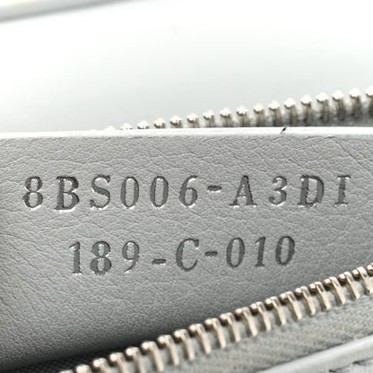 Fendi Vitello Liberty Crystal Embellished F is Fendi Medium Envelope Wallet on Chain Grigio Perla 8 of 14