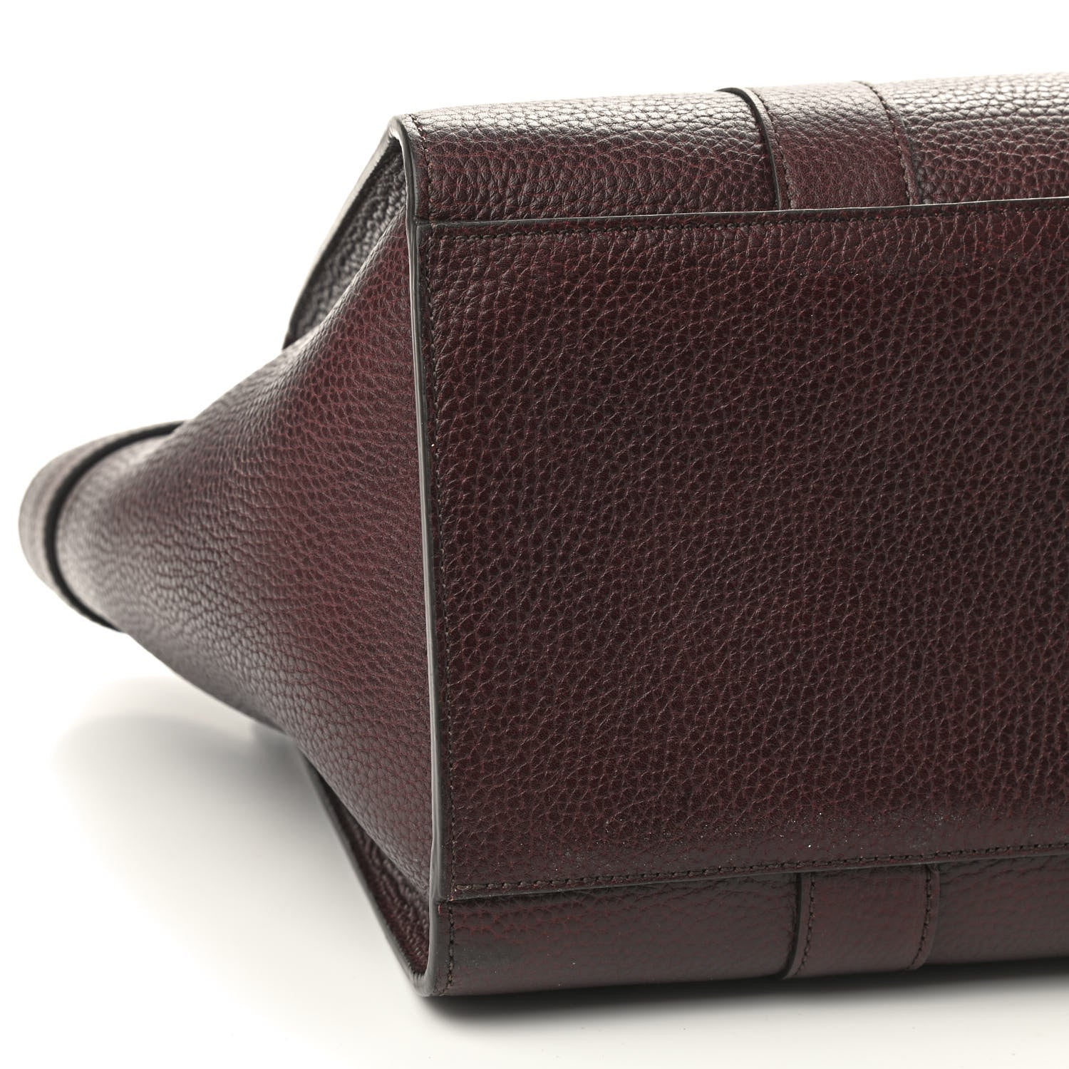 Mulberry Grain Vegetable Tanned Calfskin Zipped Bayswater Oxblood 7 of 8