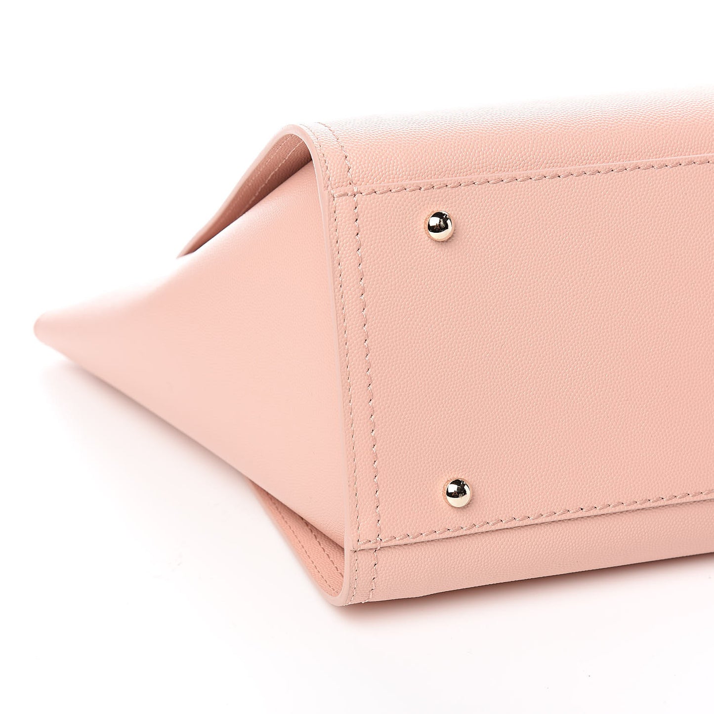 Caviar Small Studded Deauville Tote Light Pink