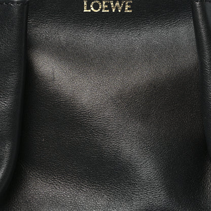 Loewe Shiny Nappa Calfskin Small Paseo Bag With Chain Black 8 of 10