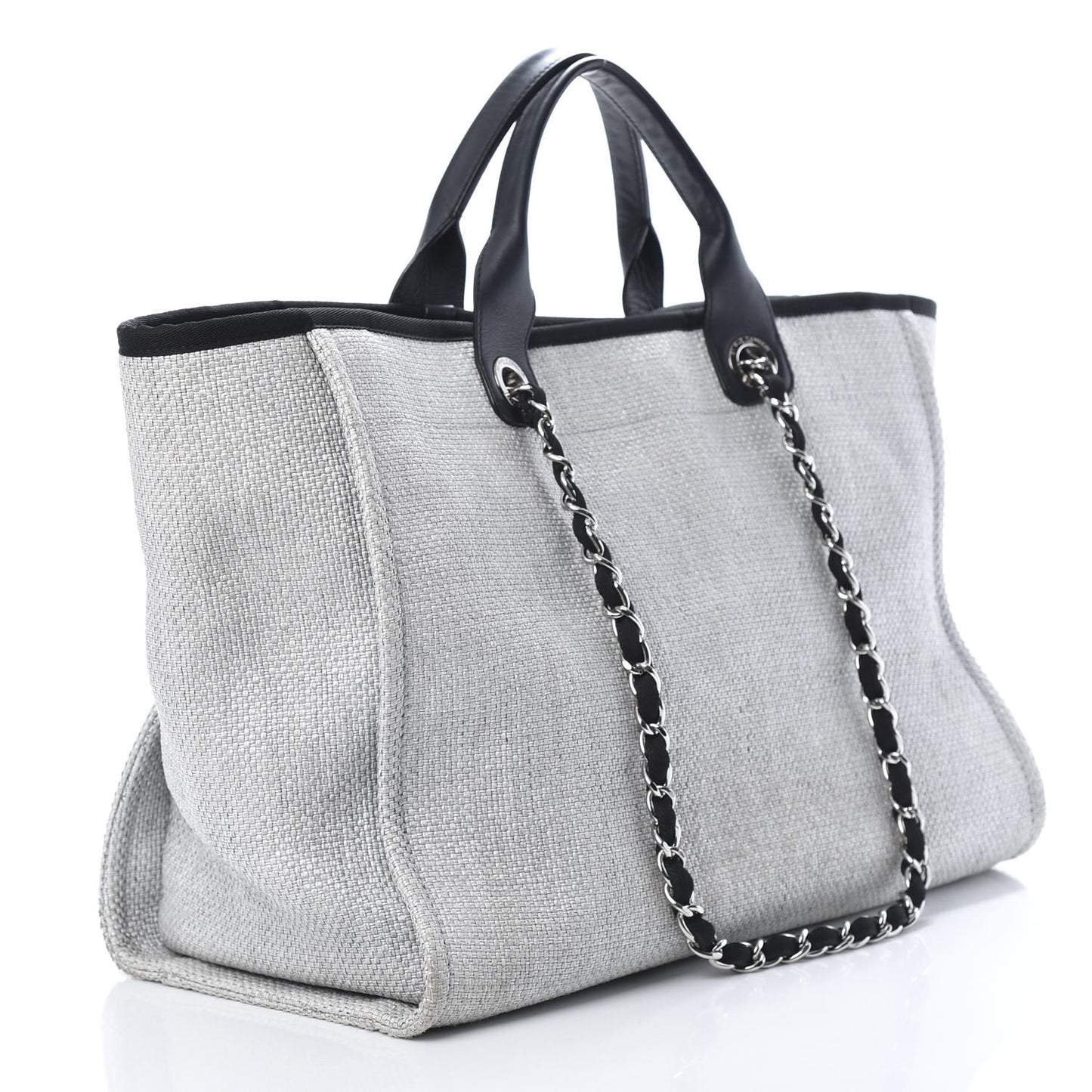 Canvas Deauville Large Tote Grey