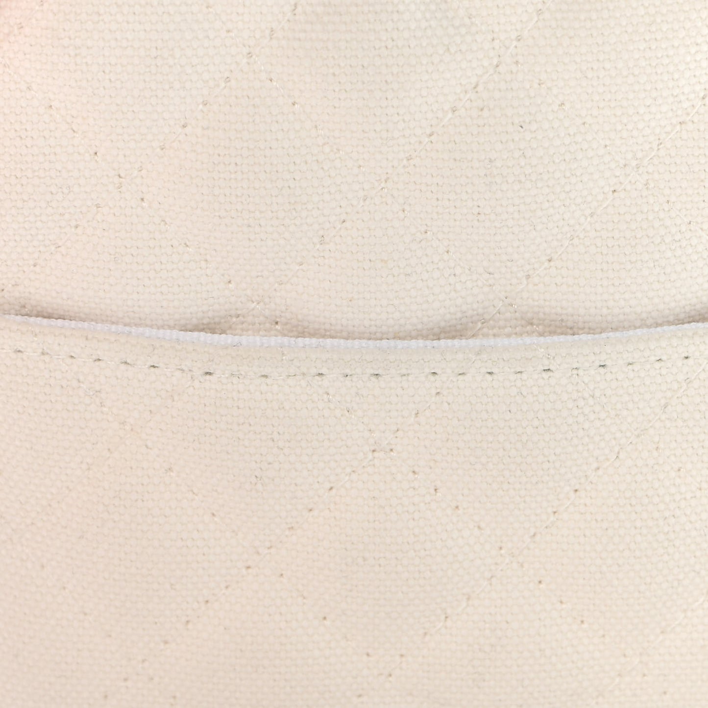 Canvas Calfskin Tennis Racket Mini Bag White Black