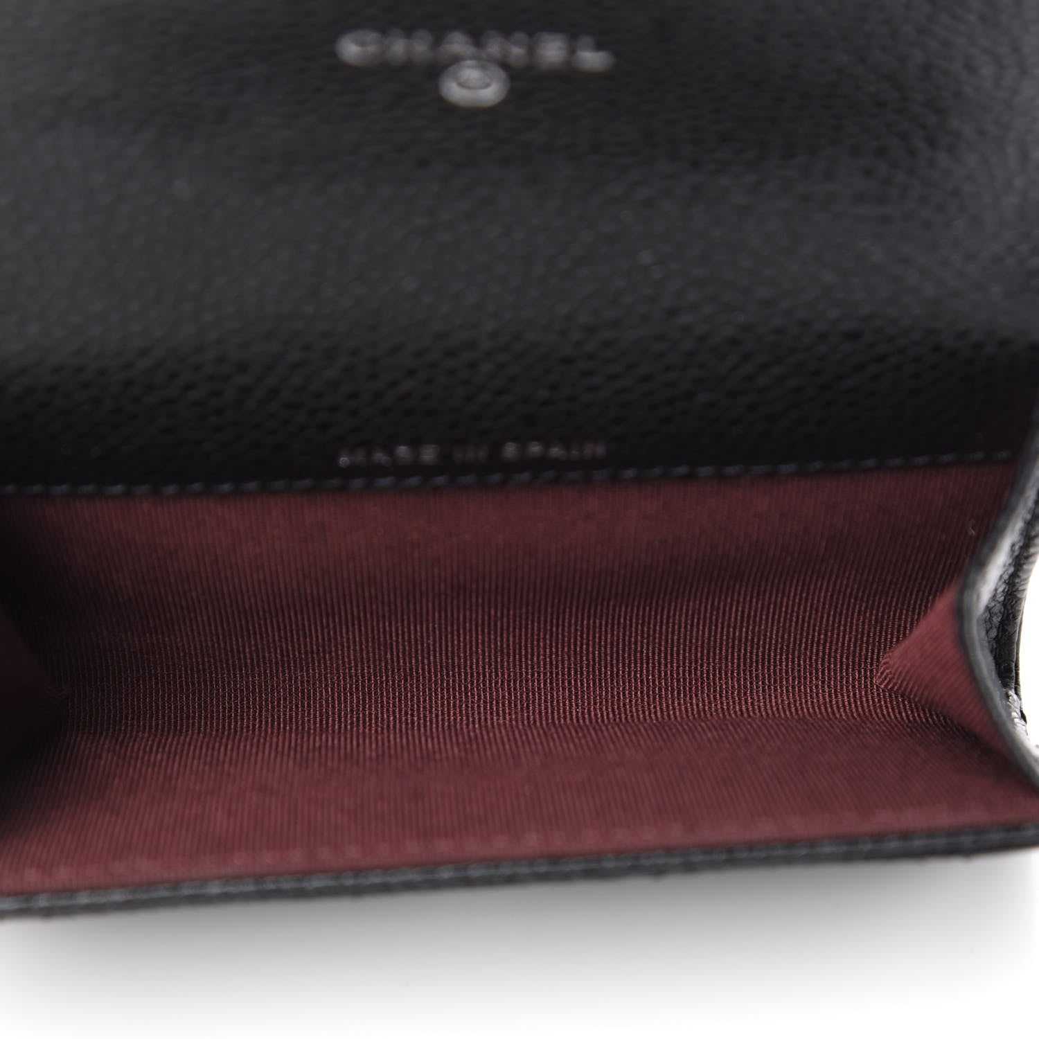 Chanel Caviar Quilted Flap Card Holder Black 5 of 10