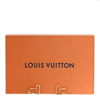 Louis Vuitton Fall In Love Heart Earrings PM Gold 7 of 7