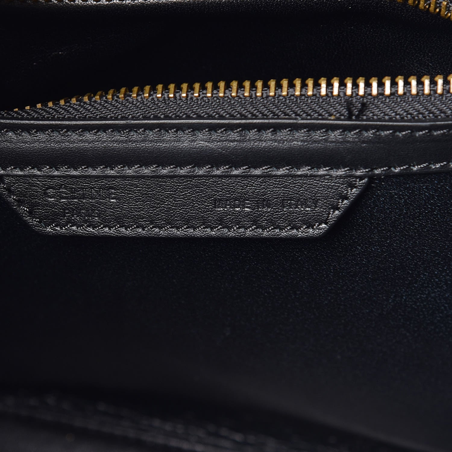 Celine Smooth Calfskin Micro Luggage Black 7 of 13