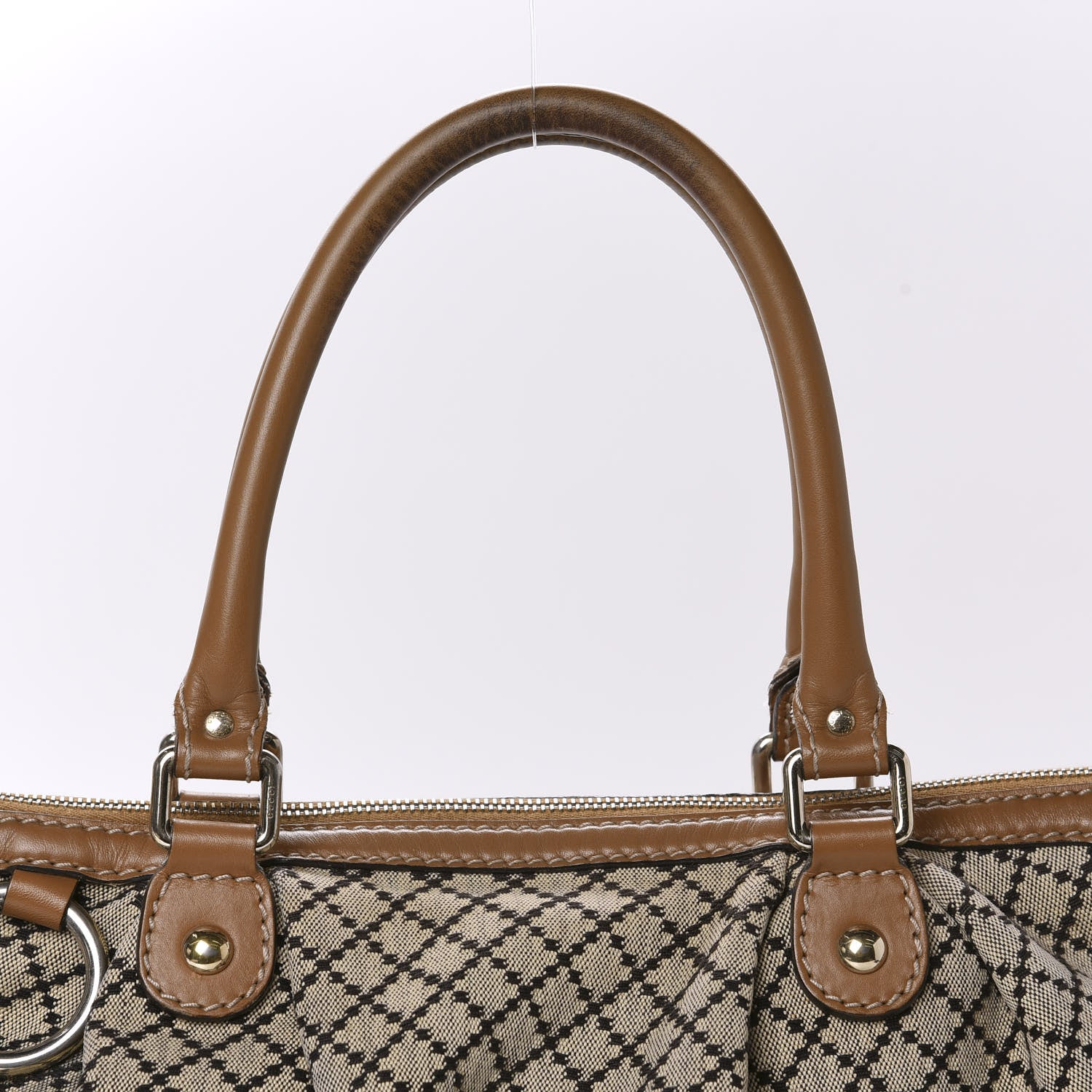 Gucci Diamante Medium Sukey Top Handle Bag Beige Brown 19 of 19