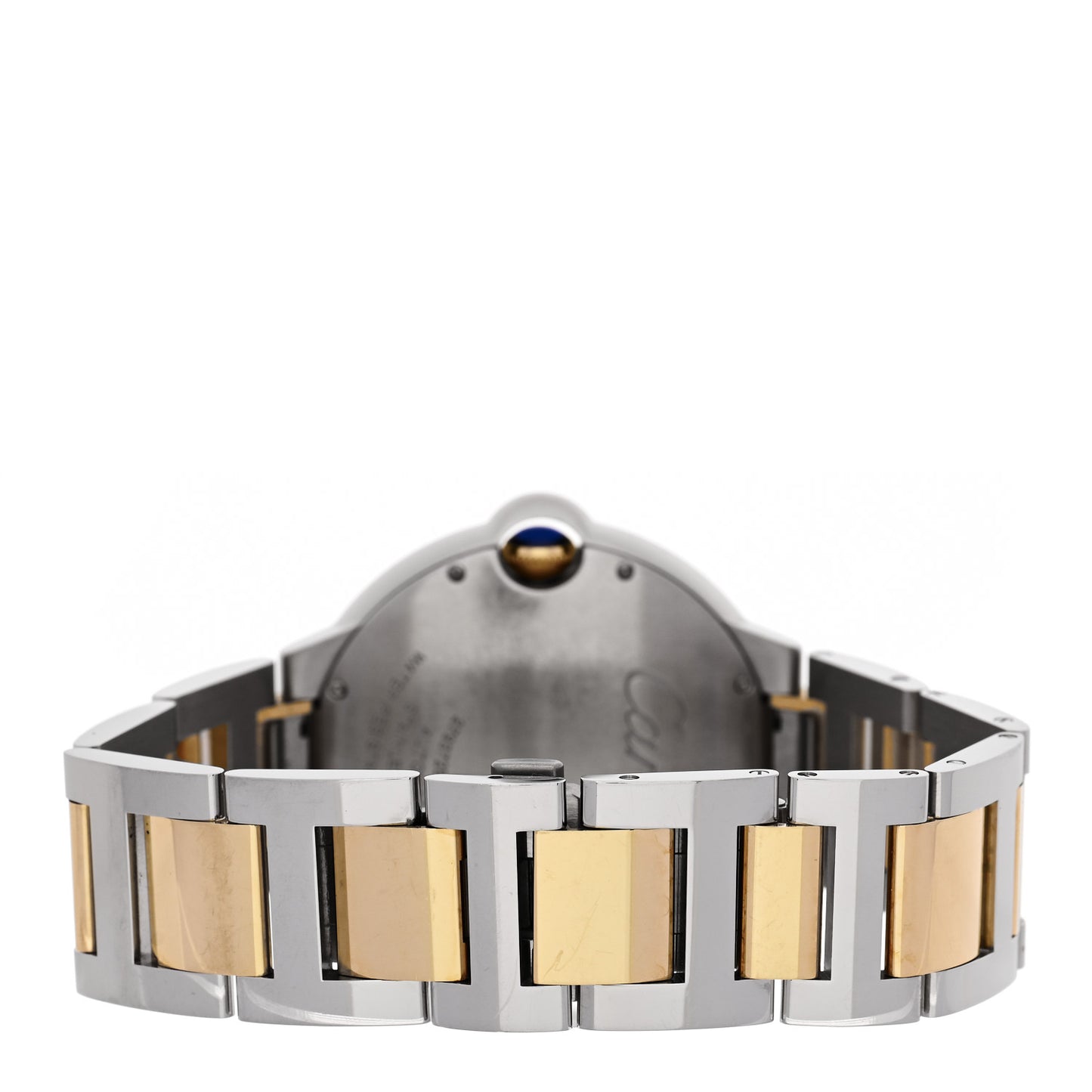 Stainless Steel 18K Yellow Gold 42mm Ballon Bleu De Cartier Automatic Watch