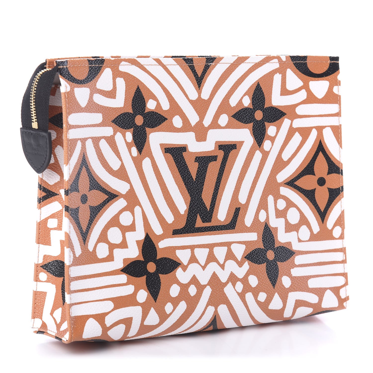Louis Vuitton Monogram Giant Crafty Pochette Toiletry 26 Creme Caramel 2 of 5