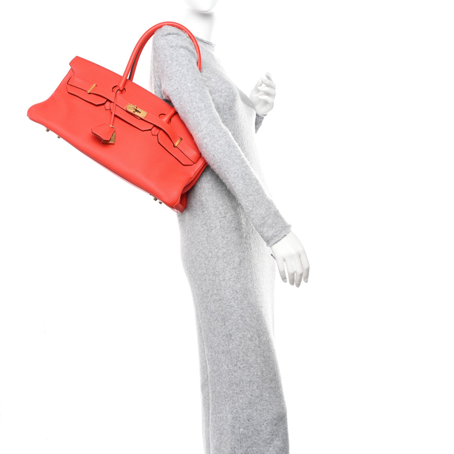 Hermes Togo JPG Shoulder Birkin II 42 Capucine 2 of 10