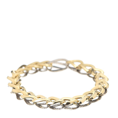John Hardy Sterling Silver 18K Yellow Gold Asli Reversible Classic Chain Link Bracelet 3 of 6