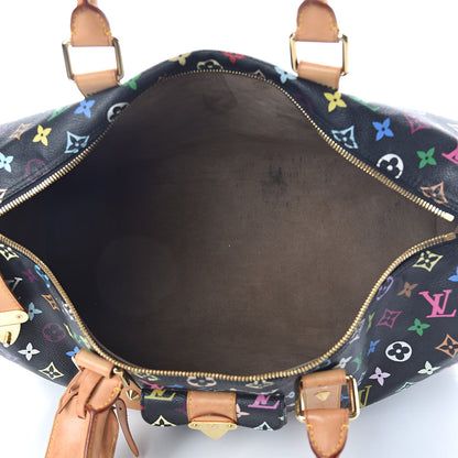 Louis Vuitton Monogram Multicolor Keepall 45 Black 5 of 11
