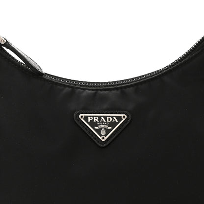 Prada Tessuto Nylon Mini Re-Edition 2000 Bag Black 7 of 9