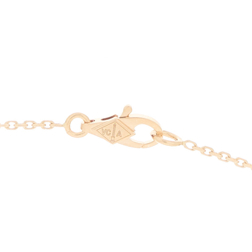 Van Cleef & Arpels 18K Rose Gold Sweet Alhambra Pendant Necklace 4 of 7